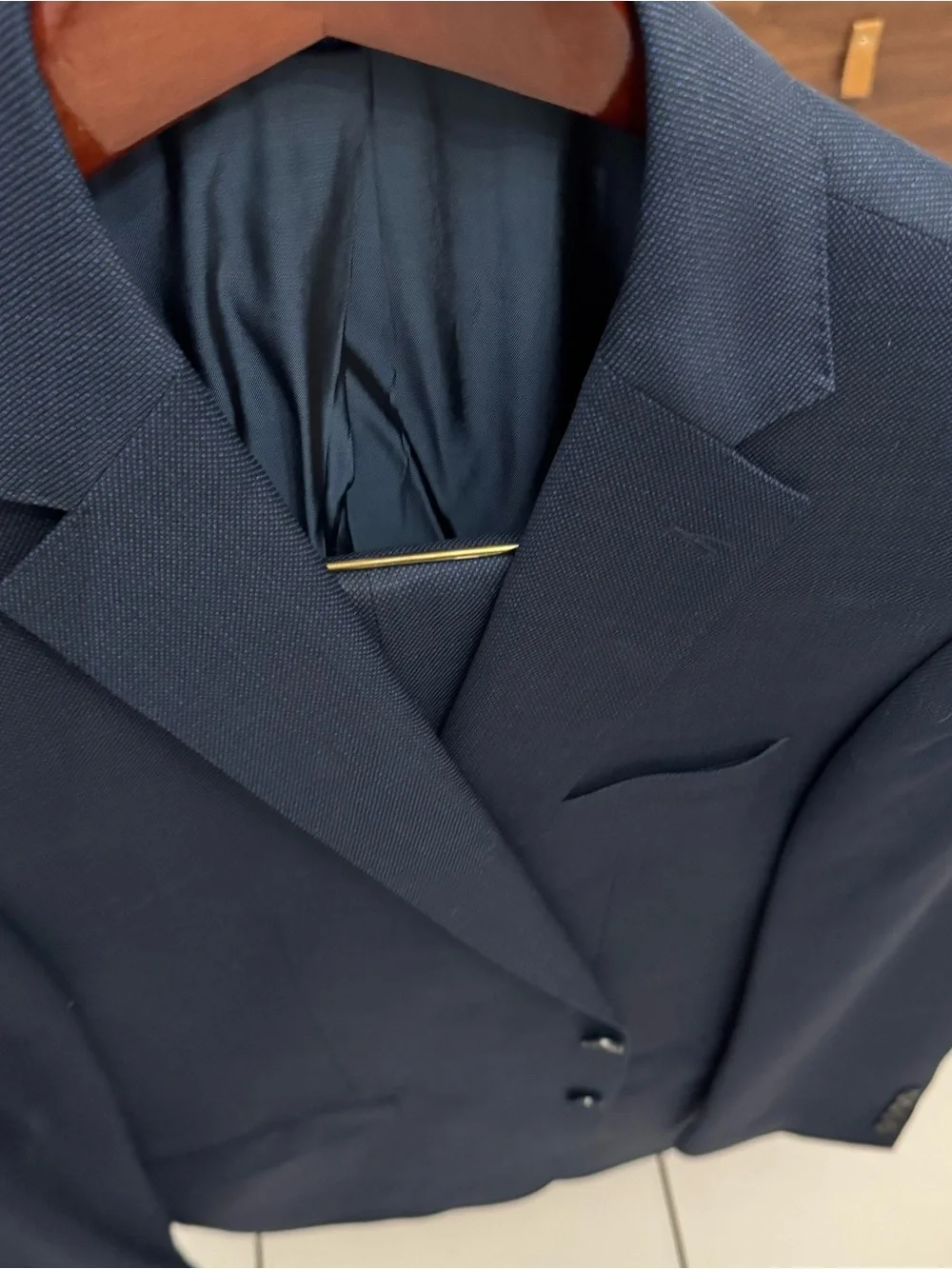 Macy’s Men's Classic Navy Two-Button Suit (Jacket & Slacks)